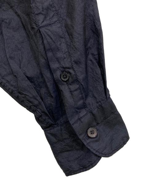 COMOLI（コモリ）COMOLI (コモリ) 杢シルク シャツ ネイビー サイズ:1 未使用品の古着・服飾アイテム