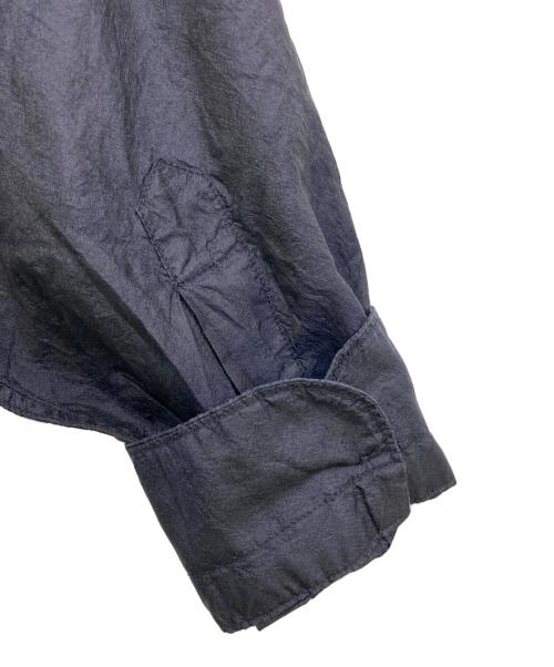 COMOLI（コモリ）COMOLI (コモリ) 杢シルク シャツ ネイビー サイズ:1 未使用品の古着・服飾アイテム