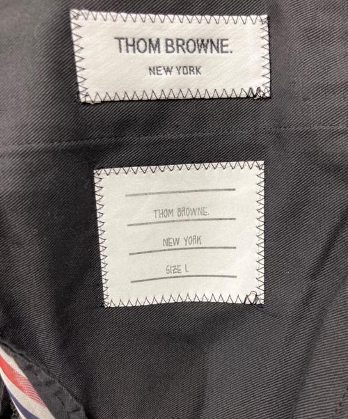 THOM BROWNE. NEW YORK（トムブラウン ニューヨーク）THOM BROWNE. NEW YORK (トムブラウン ニューヨーク) セットアップスーツ グレー サイズ:Lの古着・服飾アイテム