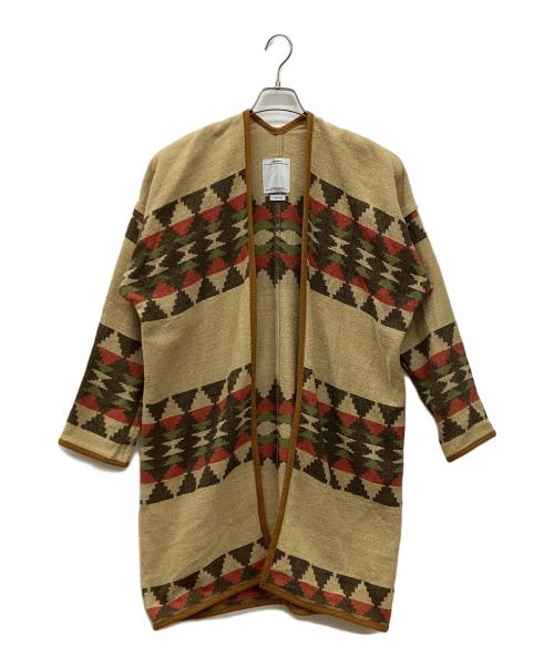 VISVIM（ビズビム）VISVIM (ビズビム) SANJURO COAT NT.BLANKET　コート　草木染め　0115205013037　 ベージュ サイズ:2の古着・服飾アイテム