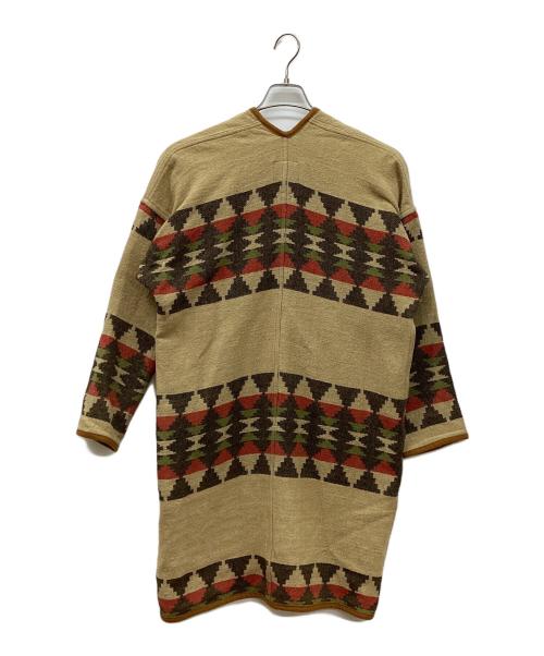VISVIM（ビズビム）VISVIM (ビズビム) SANJURO COAT NT.BLANKET　コート　草木染め　0115205013037　 ベージュ サイズ:2の古着・服飾アイテム