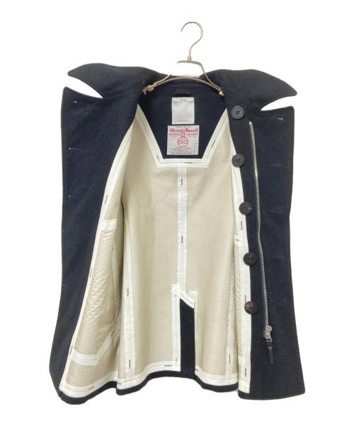 VISVIM（ビズビム）VISVIM (ビズビム) Harris Tweed (ハリスツイード) LIEUTENANT COAT ブラック サイズ:Mの古着・服飾アイテム