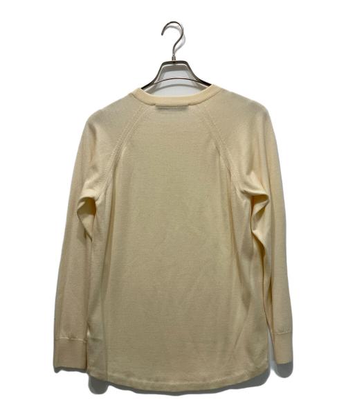 JOHN SMEDLEY（ジョンスメドレー）JOHN SMEDLEY (ジョンスメドレー) Ron Herman (ロンハーマン) ラグランスリーブニット アイボリー サイズ:Sの古着・服飾アイテム