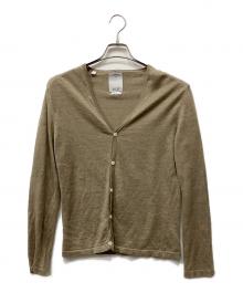 VISVIM（ビズビム）の古着「リネンカーディガン」｜ベージュ