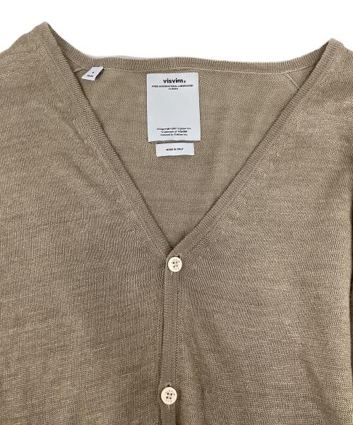 VISVIM（ビズビム）VISVIM (ビズビム) リネンカーディガン ベージュ サイズ:1の古着・服飾アイテム