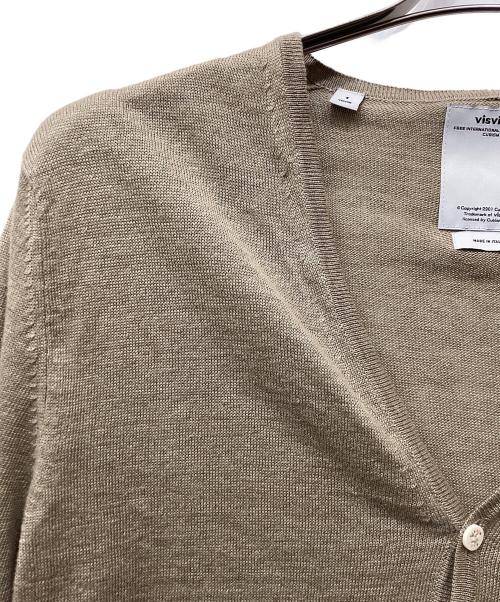 VISVIM（ビズビム）VISVIM (ビズビム) リネンカーディガン ベージュ サイズ:1の古着・服飾アイテム