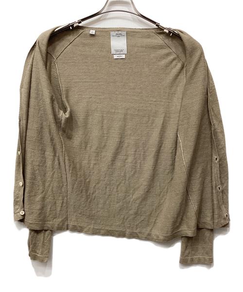 VISVIM（ビズビム）VISVIM (ビズビム) リネンカーディガン ベージュ サイズ:1の古着・服飾アイテム