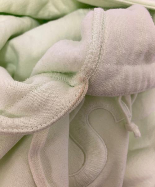 SUPREME（シュプリーム）SUPREME (シュプリーム) Tonal S Logo Hooded Sweatshirt 黄緑 サイズ:Mの古着・服飾アイテム