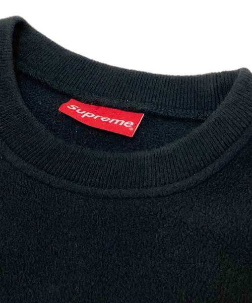 SUPREME（シュプリーム）SUPREME (シュプリーム) Polartec Small Box Crewneck ブラック サイズ:Sの古着・服飾アイテム
