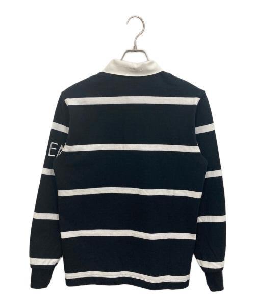 SUPREME（シュプリーム）Supreme (シュプリーム) Striped Rugby ブラック×ホワイト サイズ:Sの古着・服飾アイテム
