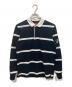 Supreme（シュプリーム）の古着「Striped Rugby」｜ブラック×ホワイト