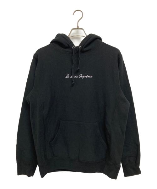SUPREME（シュプリーム）SUPREME (シュプリーム) Le Luxe Hooded Sweatshirt ブラック サイズ:Mの古着・服飾アイテム
