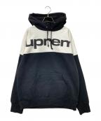 SUPREMEシュプリーム）の古着「Blocked Hooded Sweatshirt」｜ホワイト×ブラック