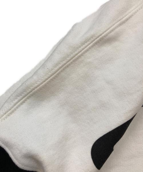SUPREME（シュプリーム）SUPREME (シュプリーム) Blocked Hooded Sweatshirt ホワイト×ブラック サイズ:Lの古着・服飾アイテム