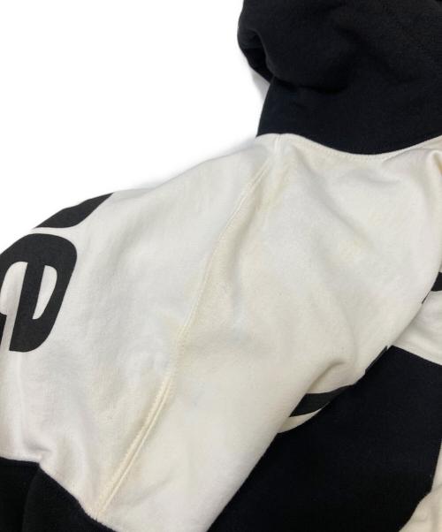 SUPREME（シュプリーム）SUPREME (シュプリーム) Blocked Hooded Sweatshirt ホワイト×ブラック サイズ:Lの古着・服飾アイテム