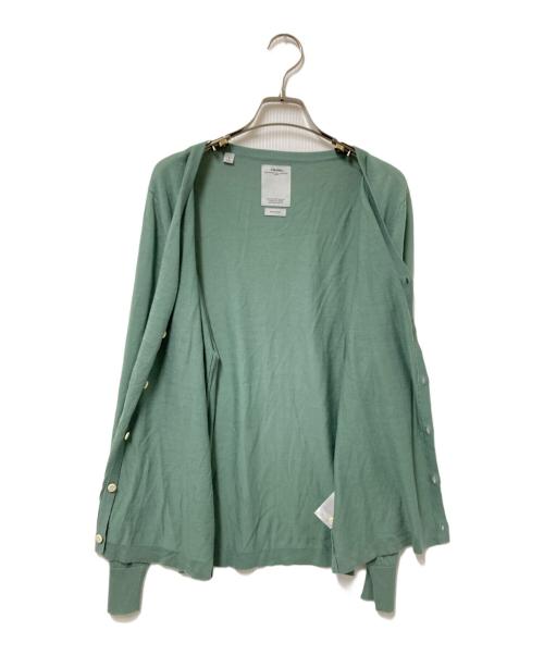 VISVIM（ビズビム）VISVIM (ビズビム) selmer cardigan 黄緑 サイズ:1の古着・服飾アイテム
