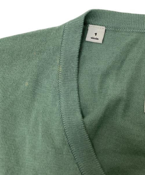 VISVIM（ビズビム）VISVIM (ビズビム) selmer cardigan 黄緑 サイズ:1の古着・服飾アイテム