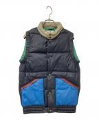 VISVIMビズビム）の古着「INSULATOR DOWN VEST」｜ブルー