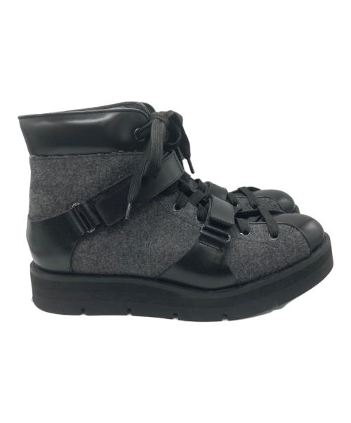 ALEXANDER WANG（アレキサンダー・ワン）ALEXANDER WANG (アレキサンダーワン) ハイカットスニーカー ブラック サイズ:41の古着・服飾アイテム