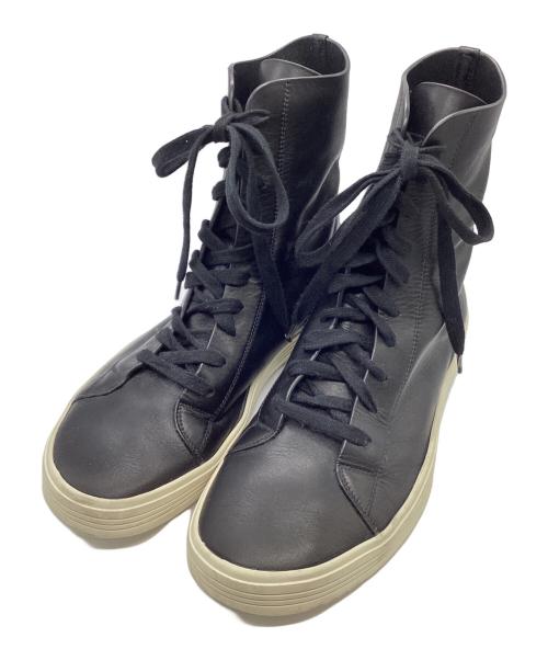 RICK OWENS（リックオウエンス）RICK OWENS (リックオウエンス) MASTODON ハイカットスニーカー ブラック サイズ:41の古着・服飾アイテム