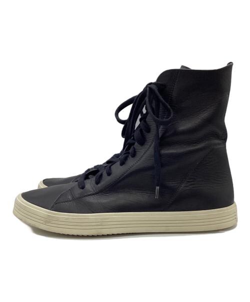 RICK OWENS（リックオウエンス）RICK OWENS (リックオウエンス) MASTODON ハイカットスニーカー ブラック サイズ:41の古着・服飾アイテム