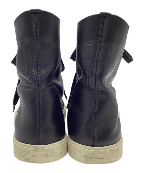 RICK OWENS（リックオウエンス）RICK OWENS (リックオウエンス) MASTODON ハイカットスニーカー ブラック サイズ:41の古着・服飾アイテム