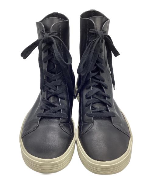 RICK OWENS（リックオウエンス）RICK OWENS (リックオウエンス) MASTODON ハイカットスニーカー ブラック サイズ:41の古着・服飾アイテム