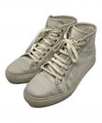 GUCCIグッチ）の古着「GGキャンバス ハイカットスニーカー」｜グレー