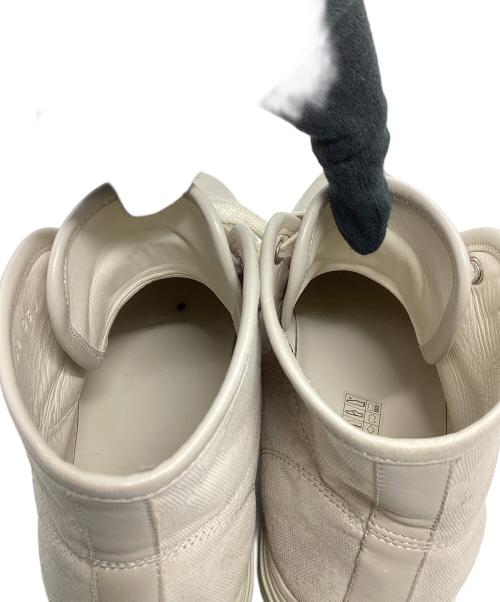 GUCCI（グッチ）GUCCI (グッチ) GGキャンバス ハイカットスニーカー グレー サイズ:6 1/2(IT)の古着・服飾アイテム