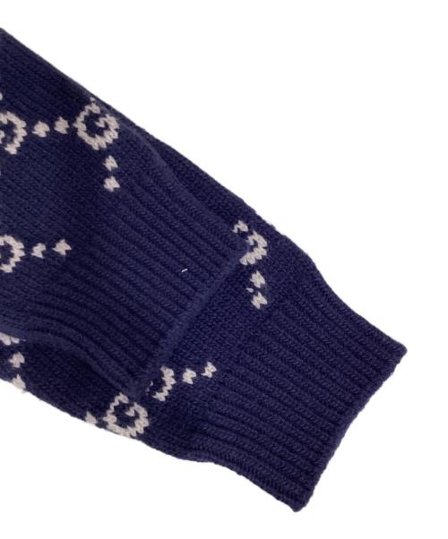 GUCCI（グッチ）GUCCI (グッチ) ノルディックセーター ネイビー サイズ:Sの古着・服飾アイテム