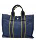 HERMES (エルメス) ミニトートバッグ ネイビー：8000円