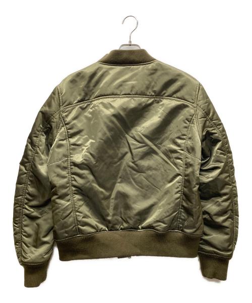 acanthus（アカンサス）acanthus (アカンサス) MA-1ジャケット オリーブ サイズ:Lの古着・服飾アイテム