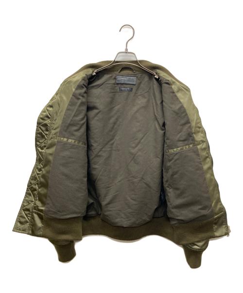 acanthus（アカンサス）acanthus (アカンサス) MA-1ジャケット オリーブ サイズ:Lの古着・服飾アイテム