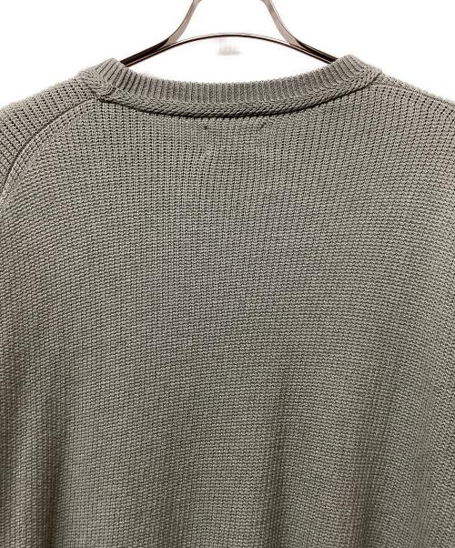 crepuscule（クレプスキュール）crepuscule (クレプスキュール) Cotton Cashmere Crew Neck カーキ サイズ:2の古着・服飾アイテム