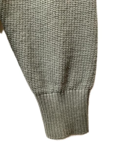 crepuscule（クレプスキュール）crepuscule (クレプスキュール) Cotton Cashmere Crew Neck カーキ サイズ:2の古着・服飾アイテム