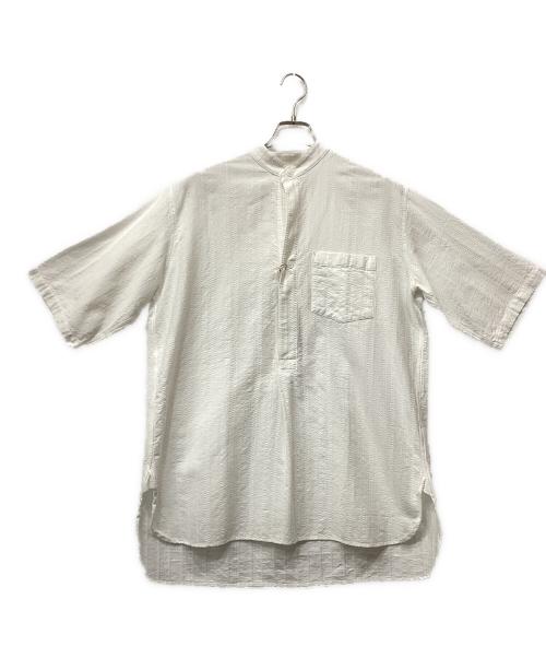 MASTER&CO.（マスターアンドコー）MASTER&CO. (マスターアンドコー) URBAN RESEARCH (アーバンリサーチ) COTON DOBBY SHORT-SLEEVE SHIRTS ホワイト サイズ:1 未使用品の古着・服飾アイテム