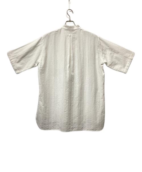 MASTER&CO.（マスターアンドコー）MASTER&CO. (マスターアンドコー) URBAN RESEARCH (アーバンリサーチ) COTON DOBBY SHORT-SLEEVE SHIRTS ホワイト サイズ:1 未使用品の古着・服飾アイテム