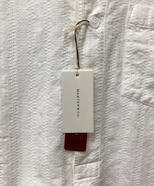 MASTER&CO.（マスターアンドコー）MASTER&CO. (マスターアンドコー) URBAN RESEARCH (アーバンリサーチ) COTON DOBBY SHORT-SLEEVE SHIRTS ホワイト サイズ:1 未使用品の古着・服飾アイテム