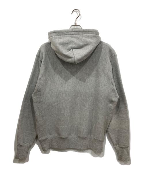 MoMA（モマ）MoMA (モマ) Champion REVERSE WEAVE (チャンピオン リバース ウィーブ) プルオーバーパーカー グレー サイズ:Mの古着・服飾アイテム