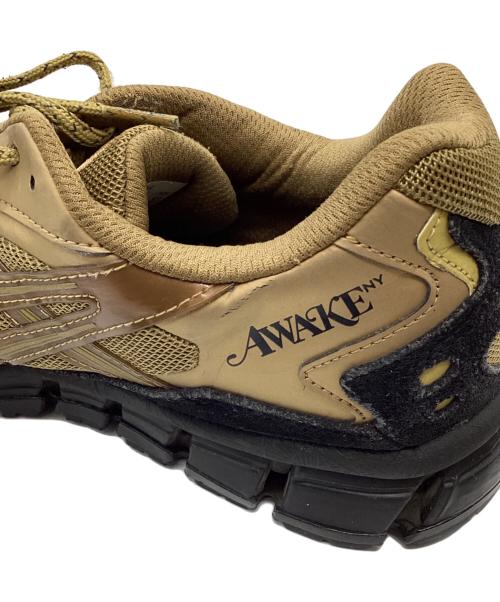 asics（アシックス）asics (アシックス) AWAKE (アウェイク) スニーカー オリーブ サイズ:27の古着・服飾アイテム
