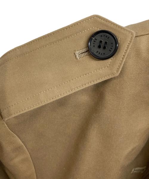 HYKE（ハイク）HYKE (ハイク) TRENCH COAT/トレンチコート ベージュ サイズ:3の古着・服飾アイテム