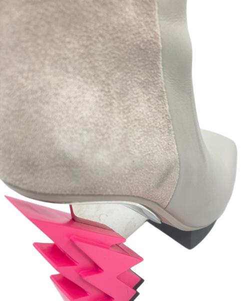 UNITED NUDE（ユナイテッドヌード）UNITED NUDE (ユナイテッドヌード) Glam Square Boot グレー サイズ:39の古着・服飾アイテム