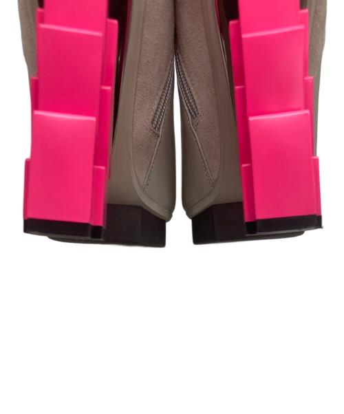 UNITED NUDE（ユナイテッドヌード）UNITED NUDE (ユナイテッドヌード) Glam Square Boot グレー サイズ:39の古着・服飾アイテム