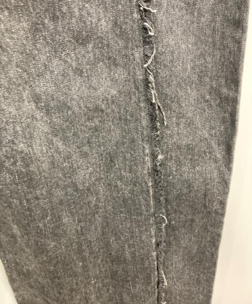 jieda（ジエダ）Jieda (ジエダ) SWITCHING OVER DENIM PANTS ブラック サイズ:1 未使用品の古着・服飾アイテム