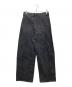 Jieda (ジエダ) SWITCHING OVER DENIM PANTS ブラック サイズ:1 未使用品：16000円