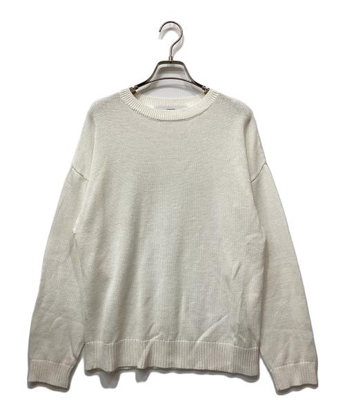 FRAMeWORK（フレームワーク）FRAMeWORK (フレームワーク) ウォッシャブルペーパーヤーンニット ホワイト サイズ:FREEの古着・服飾アイテム