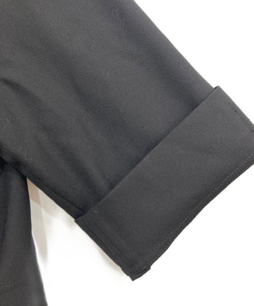 MOGA（モガ）MOGA (モガ) ウールシャンブレーワンピース ブラック サイズ:2の古着・服飾アイテム