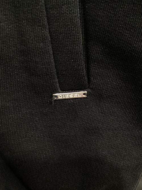 DIESEL（ディーゼル）DIESEL (ディーゼル) ラムレザー切替ジャケット ブラック サイズ:Sの古着・服飾アイテム