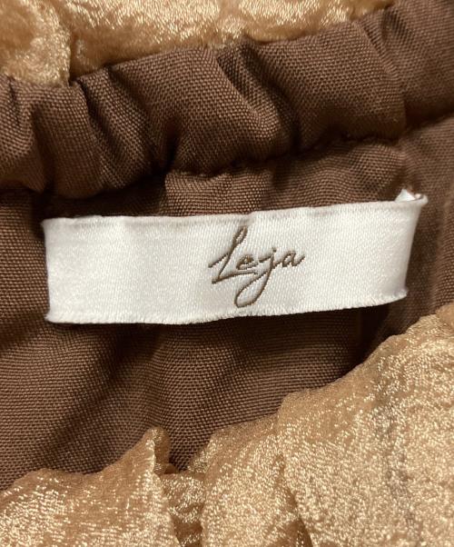 LeJa（レジャ）LeJa (レジャ) 2WAYオフショルダーパフスリーブマーメイドドレス ブラウン サイズ:Sの古着・服飾アイテム