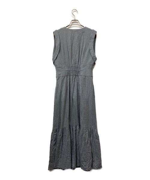 CASA FLINE（カーサフライン）CASA FLINE (カーサフライン) YANUK (ヤヌーク) ノースリーブワンピース ブルー サイズ:Ｆの古着・服飾アイテム